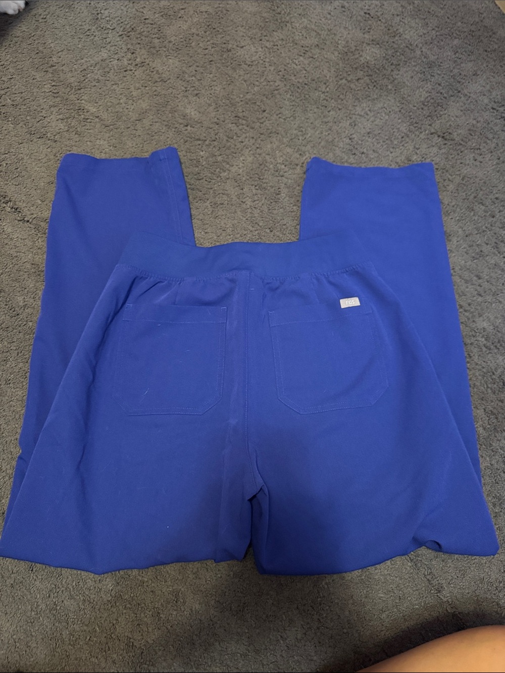 Figs Deep Royal Blue Livingston Scrub Pant - Picture 2 of 2